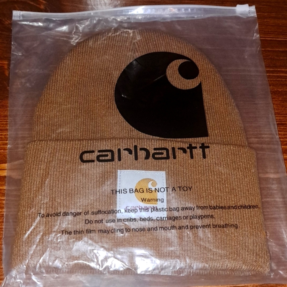 Carhartt hat brand new dark brown
